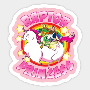 Raptor Princess Sticker